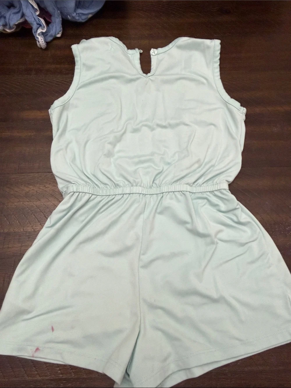 btween Mint Green Ruffle-Sleeve Romper